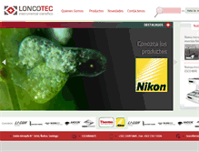 Tablet Screenshot of loncotec.com